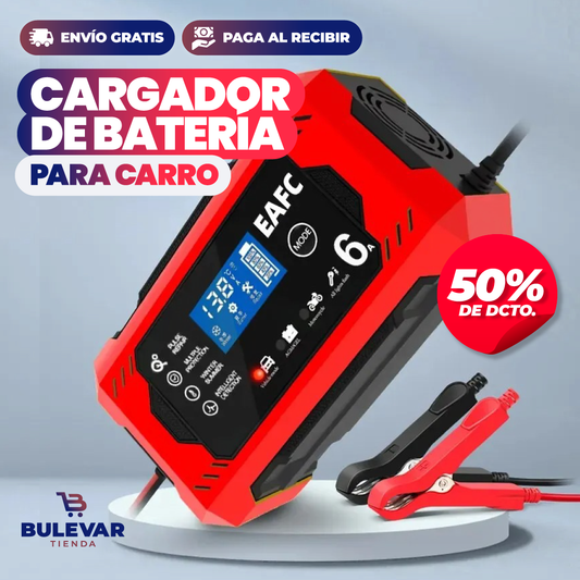 CARGADOR DE BATERÍA PARA CARRO + [ENVÍO GRATIS Y PAGA AL RECIBIR.]
