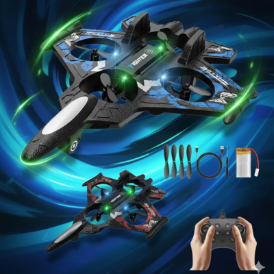 AeroStorm - Avión drone control remoto con acrobacias 360° y envío gratis.