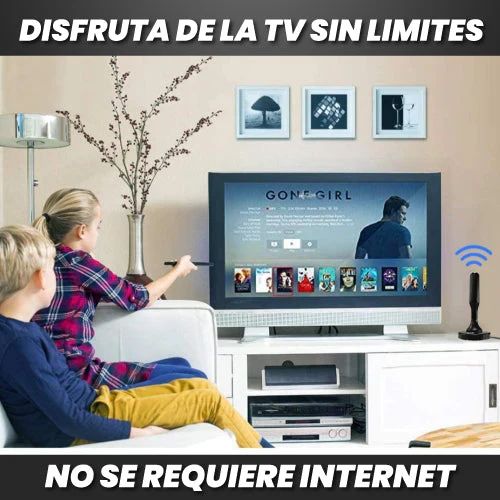 Disfruta de TV gratis con la Antena TDT.