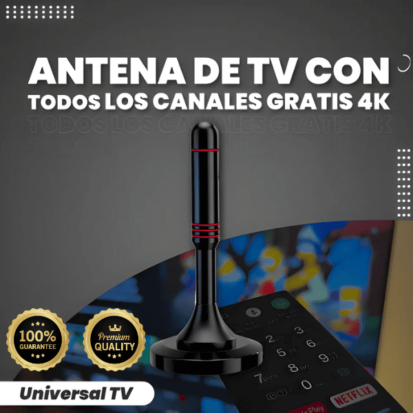 Disfruta de TV gratis con la Antena TDT.
